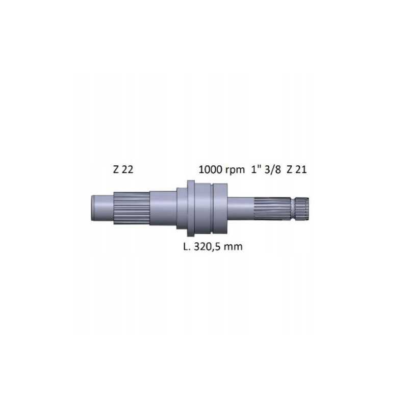 kardaninis velenas ford l320 5 1 3 8 z21 1000 z21