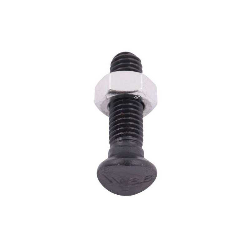 Pusapvalių noragėlių varžtų komplektas m8x33 mm, 8-8 klasė