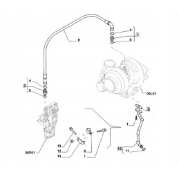New Holland turbinos tepimo sandariklis 4899467