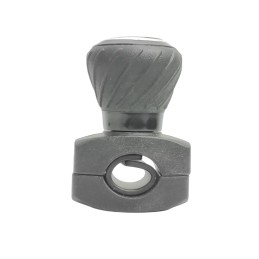 Universali vairo rankenėlė su rutuliniais guoliais, juoda