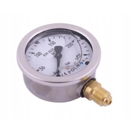 Glicerino manometras m63 0 250 bar dugno jungtis