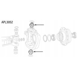 Fendt dėklas apl3052 kaištis
