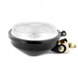 Metalinis darbinis šviestuvas su 105 mm h3 12v lempute