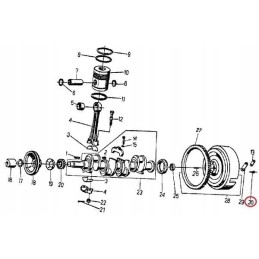 Smagračio varžtas m12x1 5x45 950317 c 360 zet