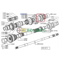 Varomoji žvaigždutė fiat f120 f140 5149950