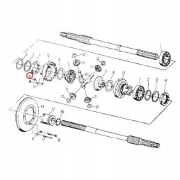Žiedinio rato varžto veržlė 10 8 c 330 542303