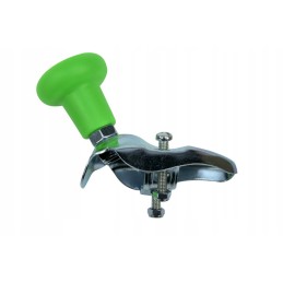 Žalia ekskavatoriaus traktoriaus vairo rankenėlė