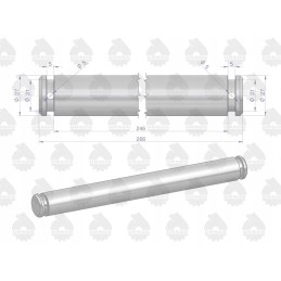 Rėmo pakabos kaištis C 360 originalus Ursus