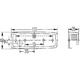 Hella markerinis žibintas 2ps006717031