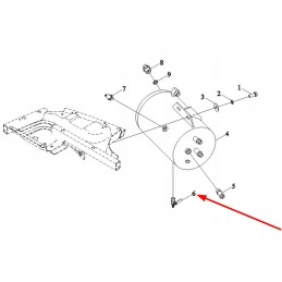 Ft300 80 033 rezervuaro vandens išleidimo vožtuvas