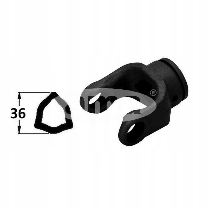 Profilinė šakutė trikampiam vamzdžiui 36