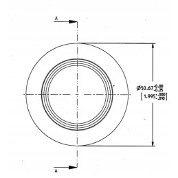 Viršutinis jungties rutulys, 2 kat., oe 28 8 50 6x44 5 mm