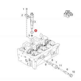 Fendt sandarinimo žiedas f836200710140 originalus
