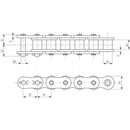 Ace grandinės užraktas 60ht