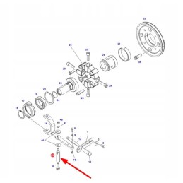 350150200440 pavarų perjungimo šakės kaištis