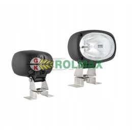 Halogeninė darbo lempa su omega laikikliu ir įmontuota