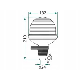 Blykstės lempa 12v55w ant koto h1 207gf81011 405