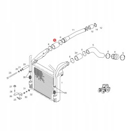 Fendt guminė žarna 916201190111 originali