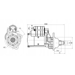 Starterio dėklas 12v 10z 2 8kw 123708172