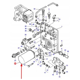 3386701m3 agco hidraulinės alyvos filtras