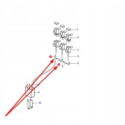 V31761600 agco plastikinis trišakis