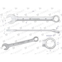 36 mm teger motogenerinis atviras veržliaraktis