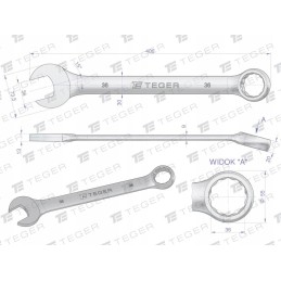 36 mm teger motogenerinis atviras veržliaraktis