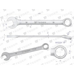 38 mm teger motogenerinis atviras veržliaraktis