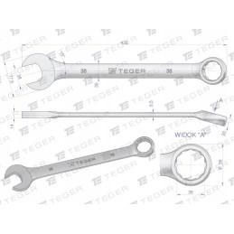 38 mm teger motogenerinis atviras veržliaraktis