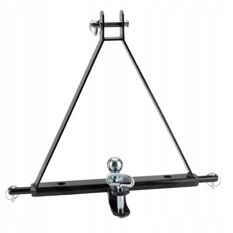 Prikabinkite trikampį rutulį K50 prie priekabos sijos vos už 30 km