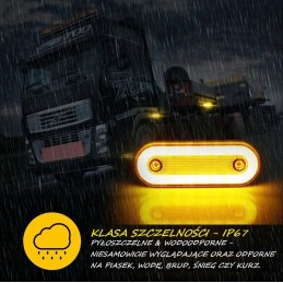 LED šoninis žymeklis 12 24v