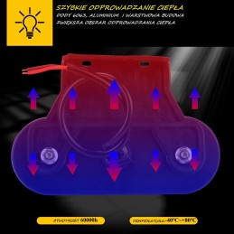 LED šoninis žymeklis 12 24v