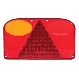 Liko stiklo lempos gaubto priekaba