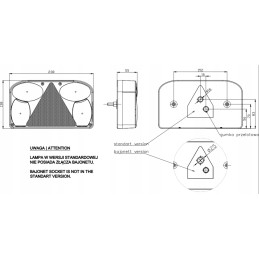 Liko stiklo lempos gaubto priekaba