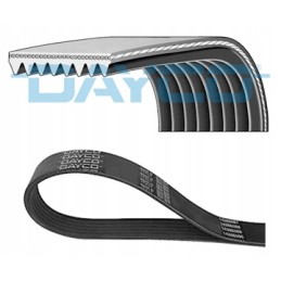 Dayco 8pk1815hd kelių trapecinis diržas