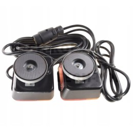 Galinių žibintų komplektas su magnetu, laidas 7, kištukas 2m