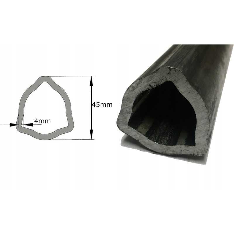 Kardaninio veleno vamzdis, profiliuotas trikampis, 45x4mm, 1m