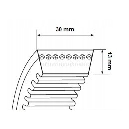 Kombaino diržas 63x26 xh 2290 jd h210476 joh dere