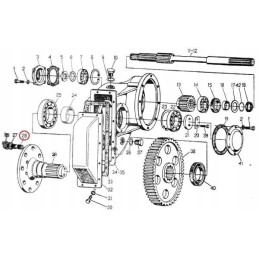 Galinio rato tvirtinimo varžtas m20x1 5 c 330