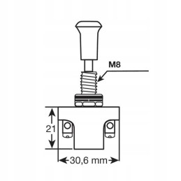 Ištraukiamas jungiklis 12v 24v universalus jungiklis