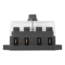 Universali saugiklių dėžutė, 4 kartus, 12 24v