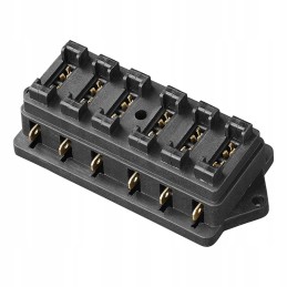 Universali saugiklių dėžutė, 6 kartų, 12 24v