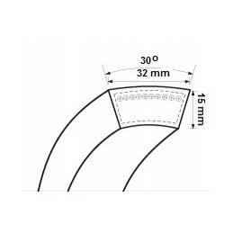 Kombaino diržas hj h 1670 jd h76273 john deere