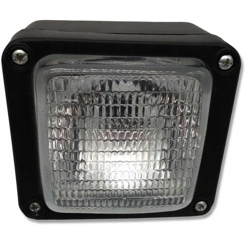 Stačiakampė darbo lempa h3 12v 55w halogeninė