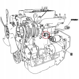Saugiklio jutiklis 40a ls traktorius 40162017