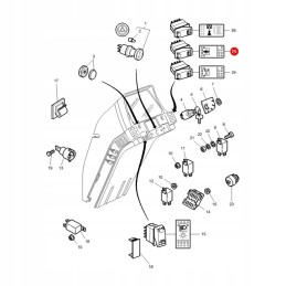 Diferencialo jungiklis mf 3713149m2