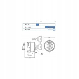 Uždegimo jungiklio korpusas 1532372c1