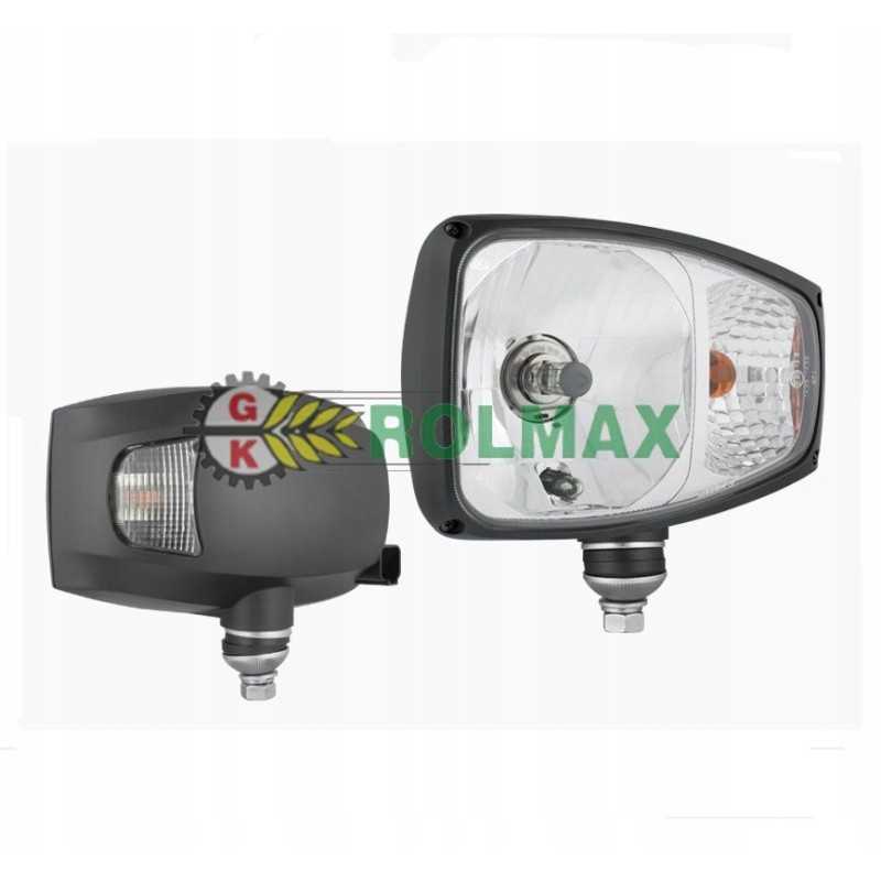 H4 žibintas su deutsch dt04 6s jungtimi, kairysis, 24v