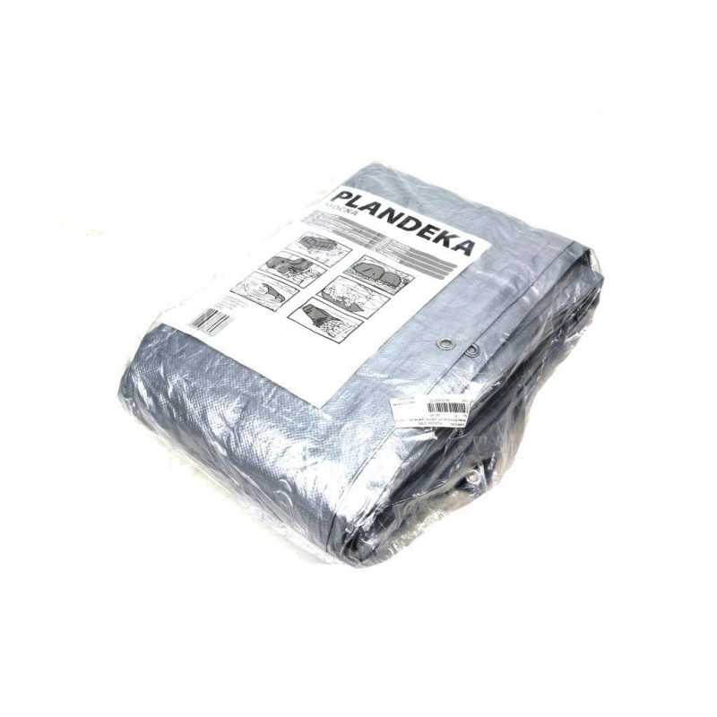 Tvirtas tentas 8x12m sidabrinis, svoris 110g m2 mėn