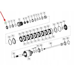 At339915 kūginis ritininis guolis 34 925 x 65 088 x 18 034